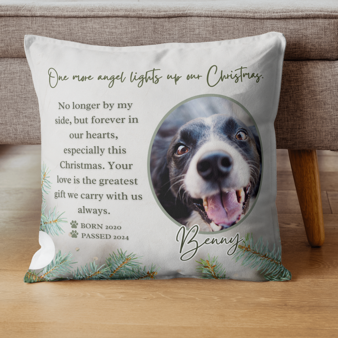 Your Furry Angel Always at Home-Tribute Pillow