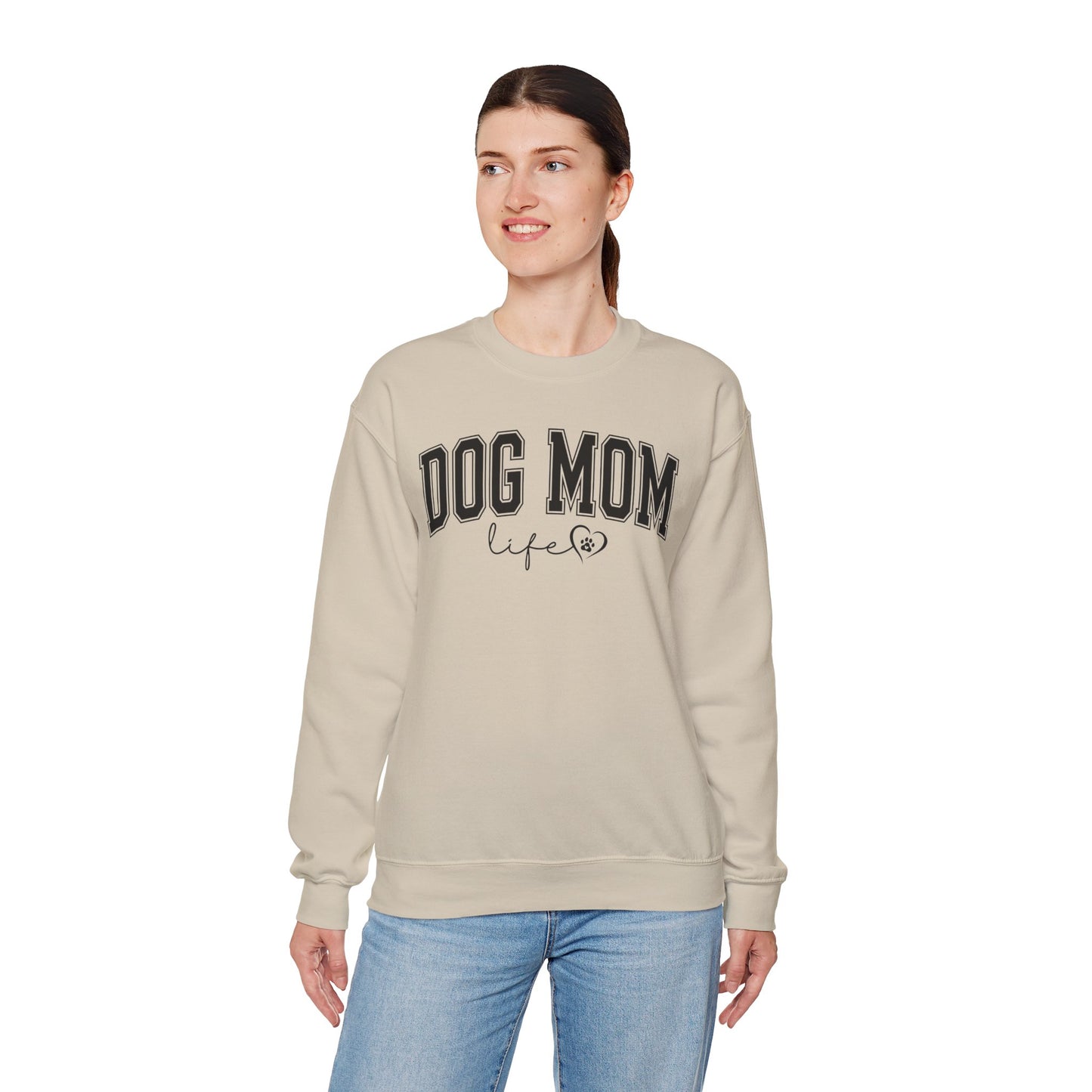 Dog Mom Life Unisex Heavy Blend™ Crewneck Sweatshirt