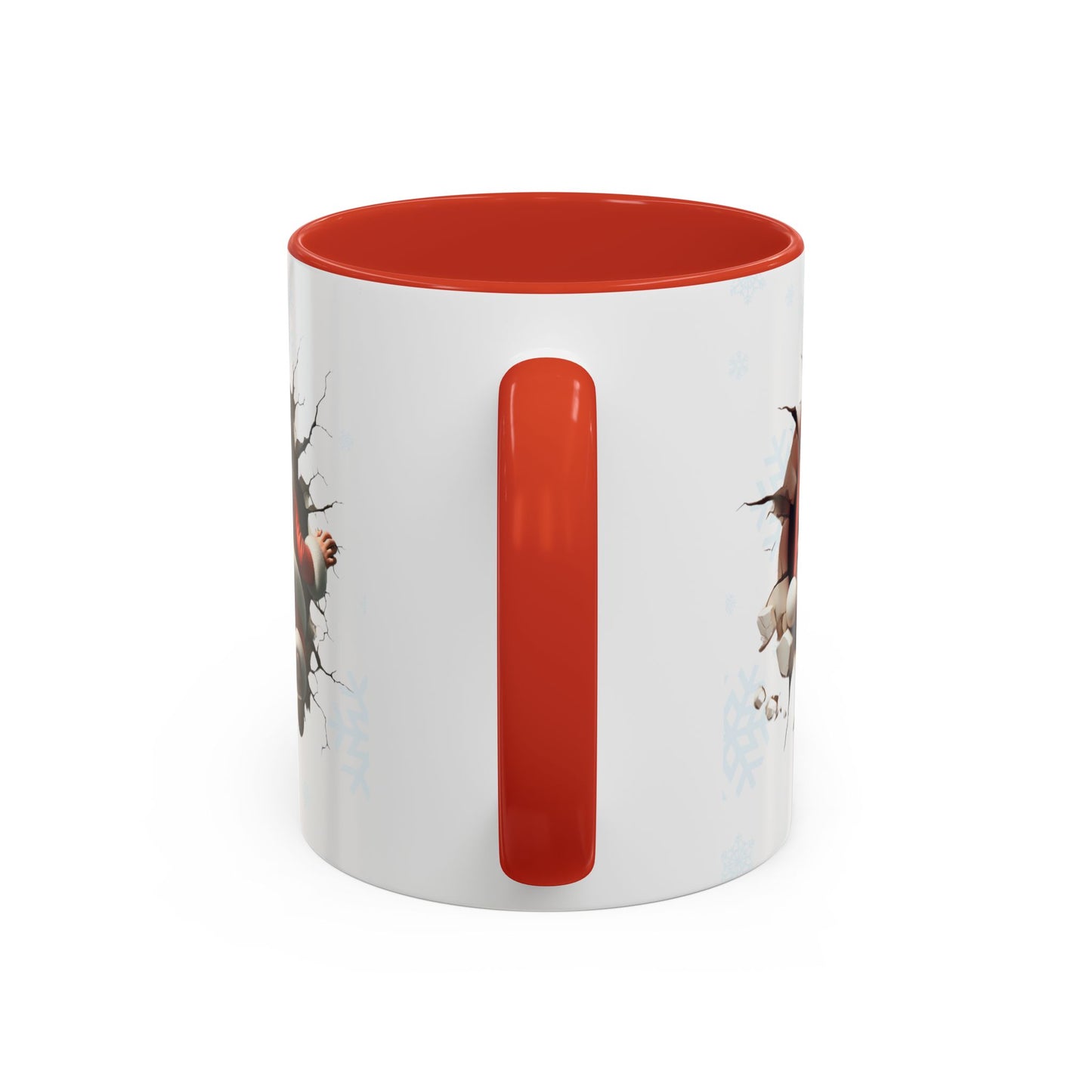 Santa Claus Passing Through the Chimney Mug - Ideal for Gifts