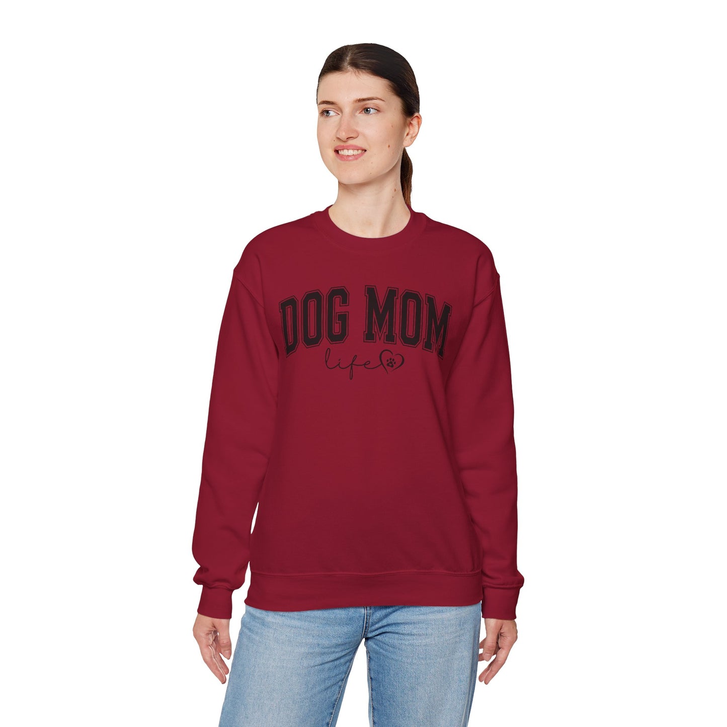 Dog Mom Life Unisex Heavy Blend™ Crewneck Sweatshirt