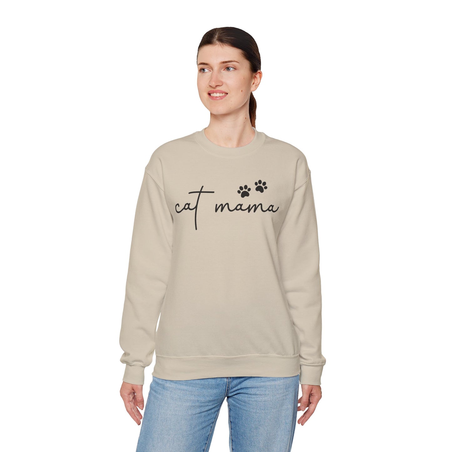 ๐พ Cat Mama Crewneck โ The Perfect Sweatshirt for Every Proud Cat Lover