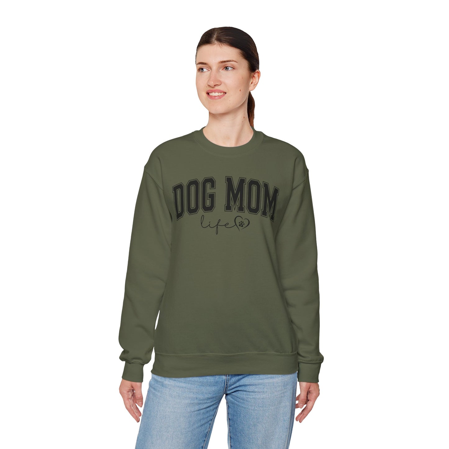 Dog Mom Life Unisex Heavy Blend™ Crewneck Sweatshirt