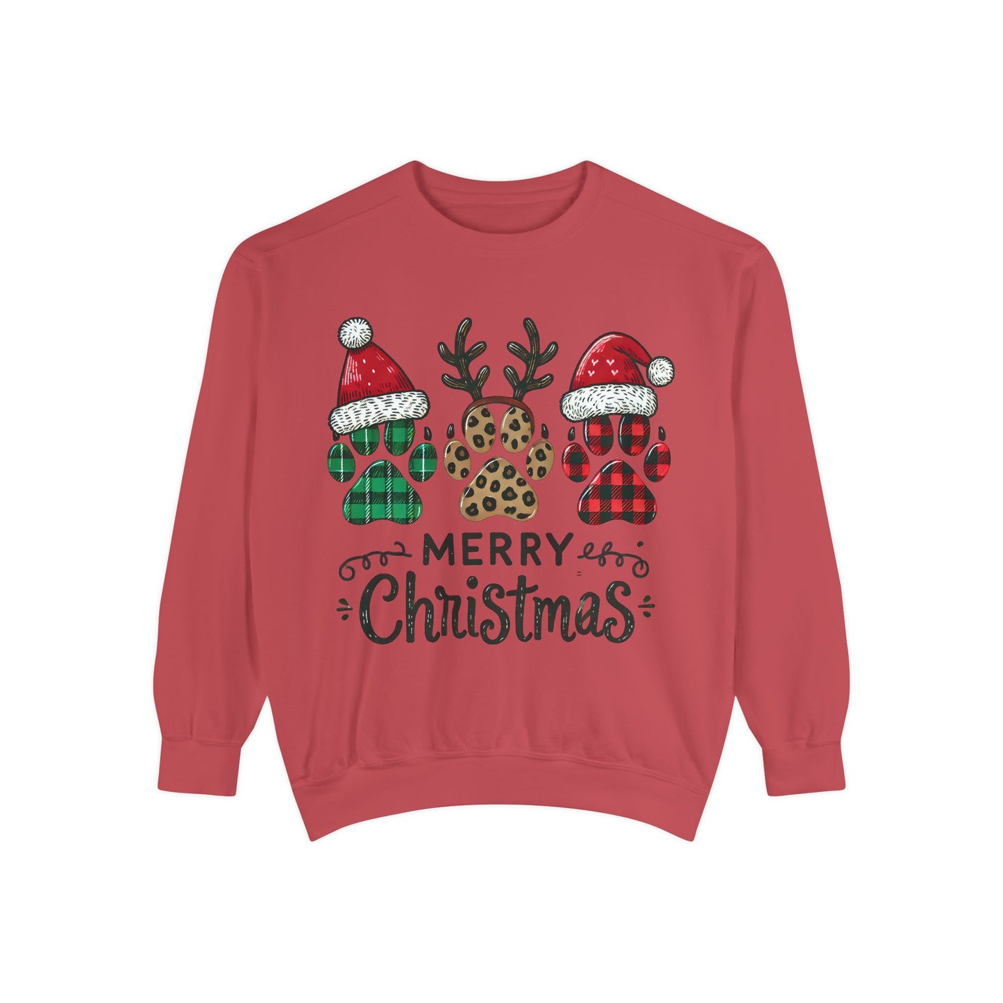 Merry Christmas & Paws: Unisex Sweatshirt for Pet Lovers