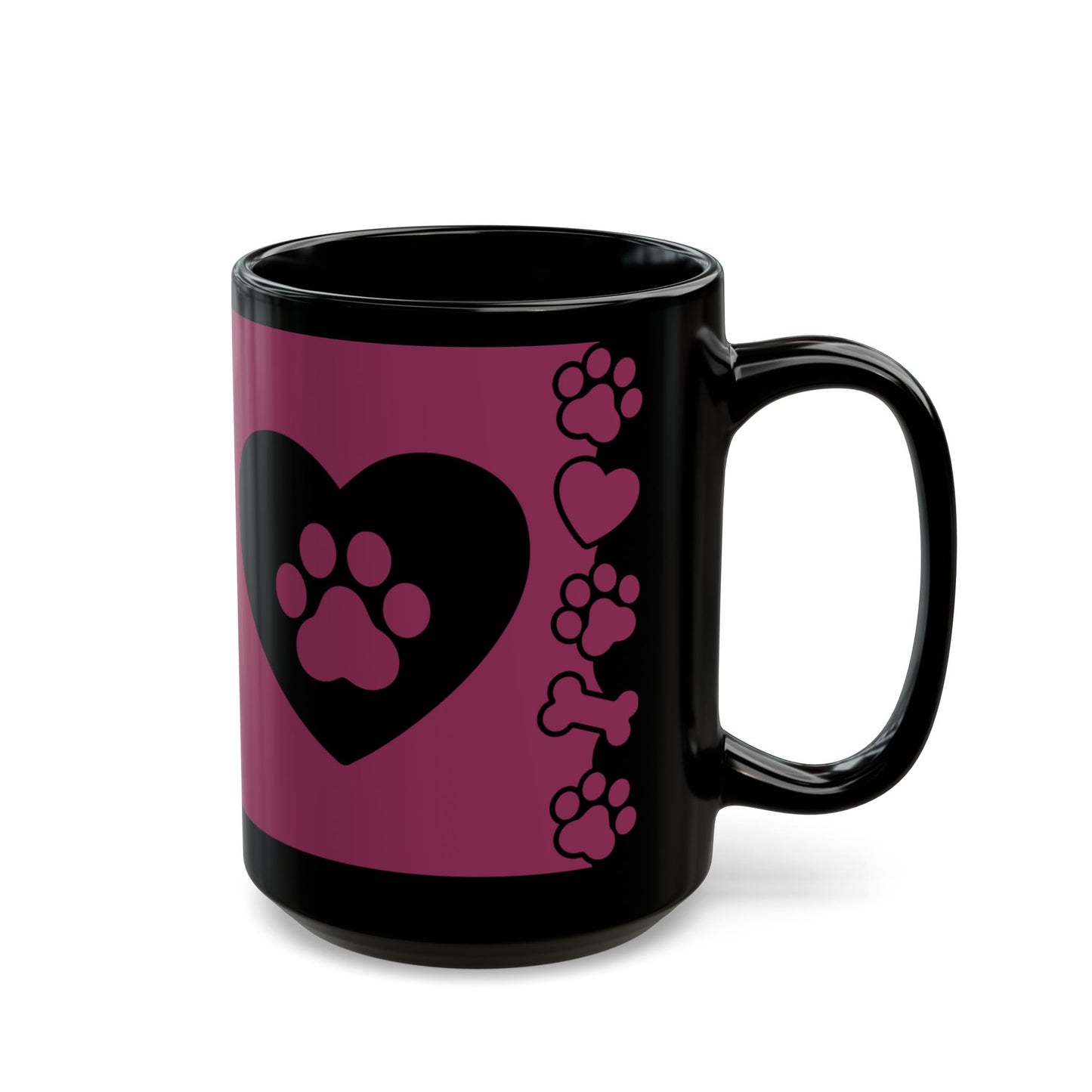 🐾Paw Prints on My Heart, Coffee in My Hand -The Ultimate Dog Mom Mug - 11oz/15oz
