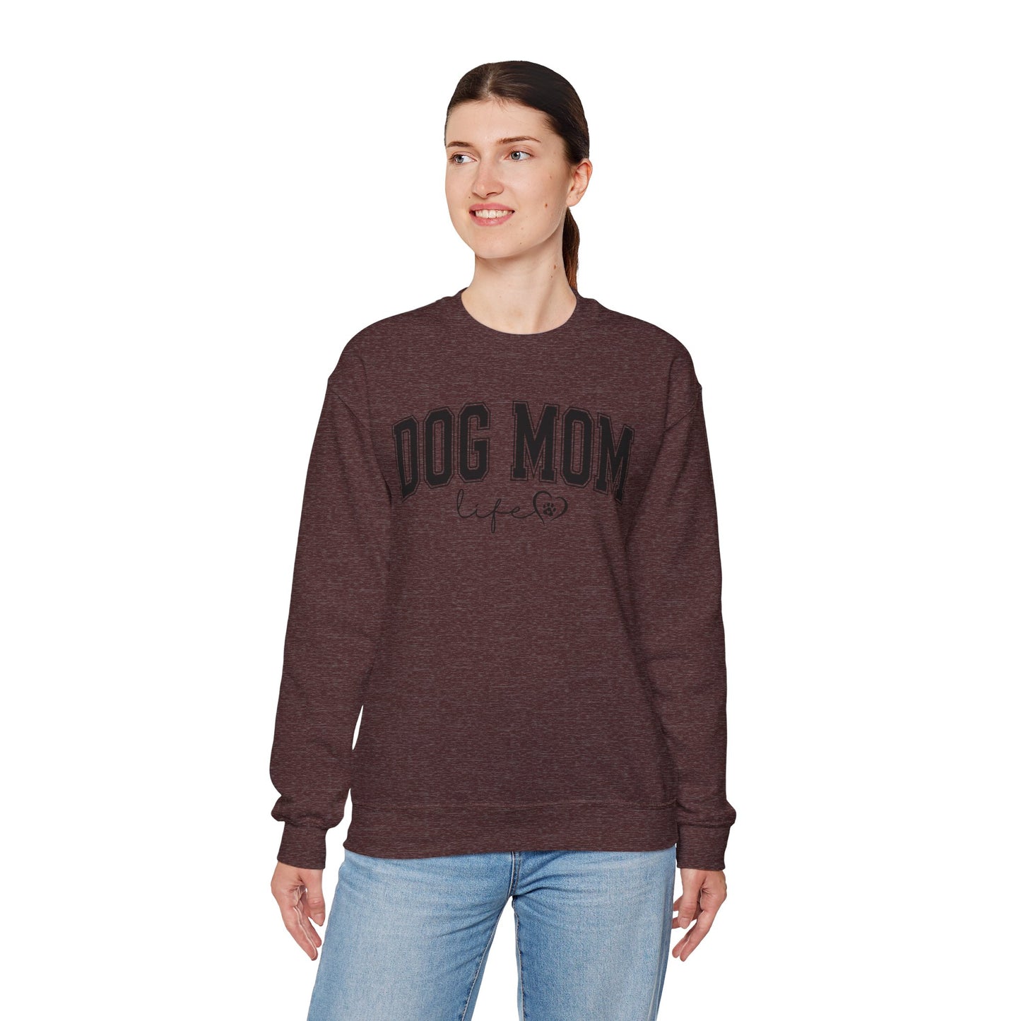 Dog Mom Life Unisex Heavy Blend™ Crewneck Sweatshirt