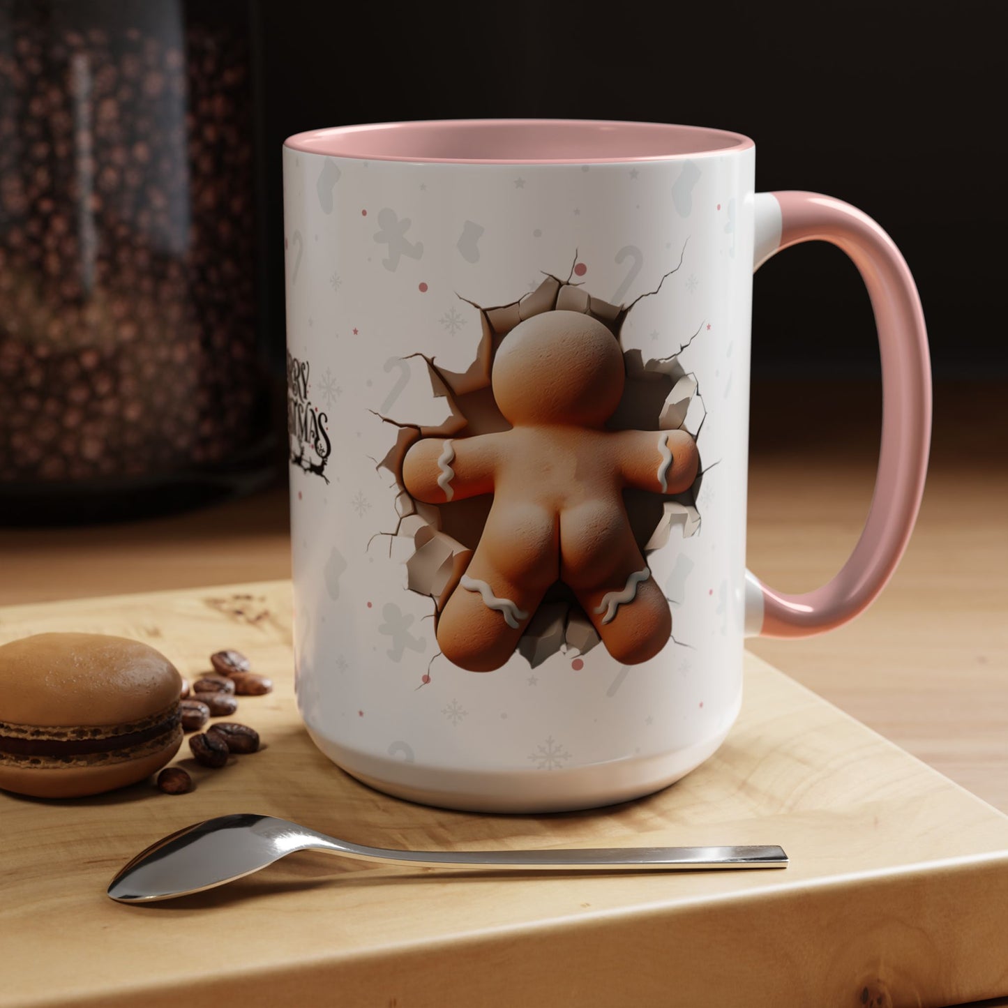 Gingerbread Man Mug-The Sweetest Way to Sip Your Coffee!