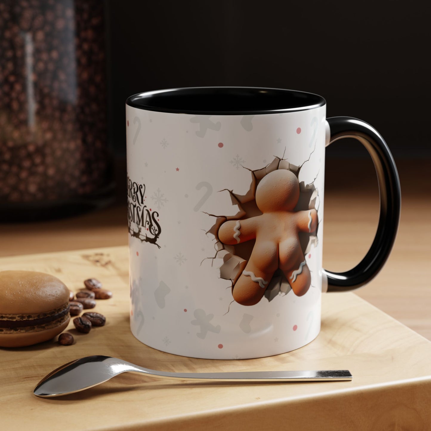 Gingerbread Man Mug-The Sweetest Way to Sip Your Coffee!