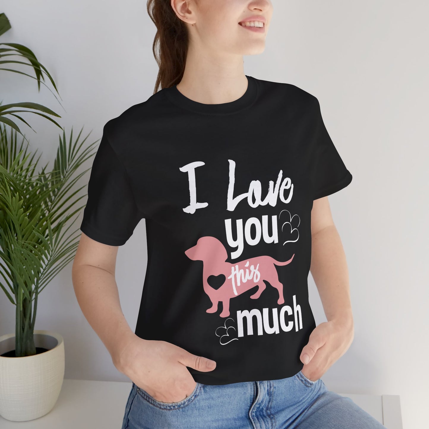 "This Dog Loves Me" Unisex Jersey Short Sleeve Tee | Cute Pet Lover T-Shirt