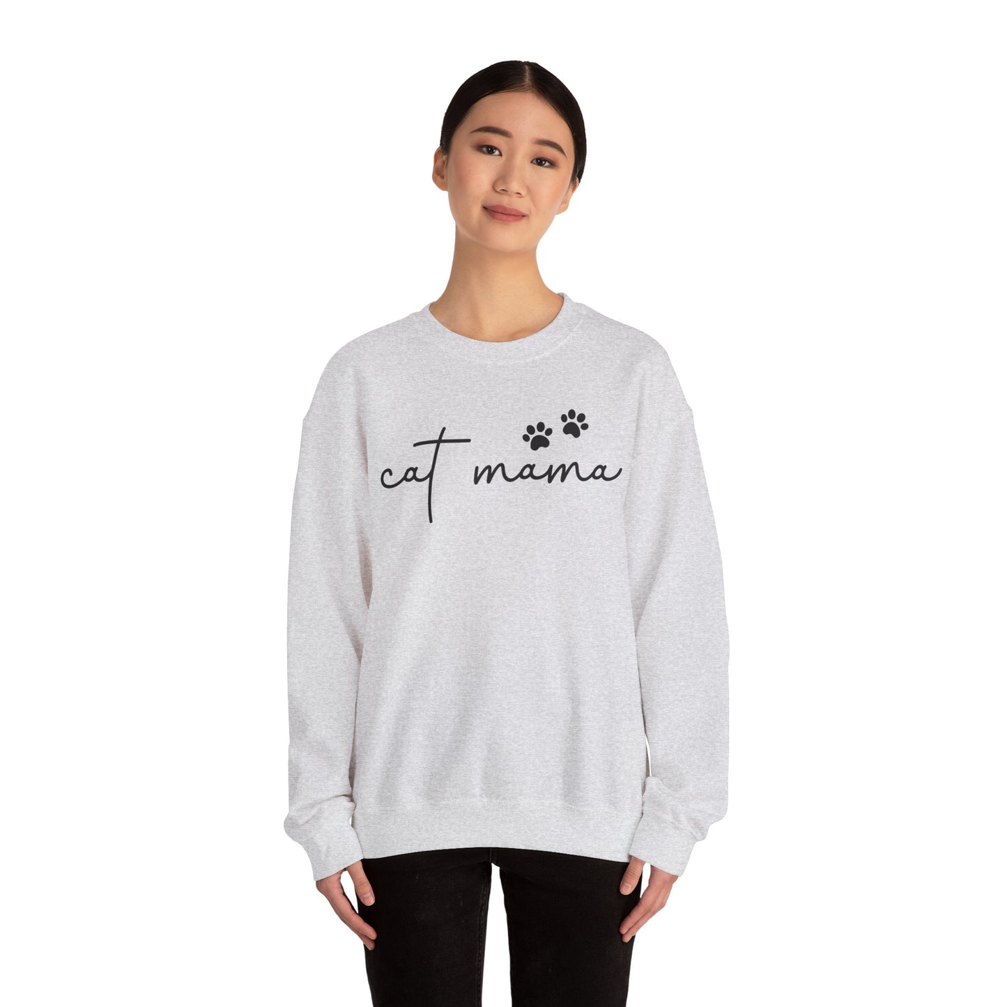 ๐พ Cat Mama Crewneck โ The Perfect Sweatshirt for Every Proud Cat Lover