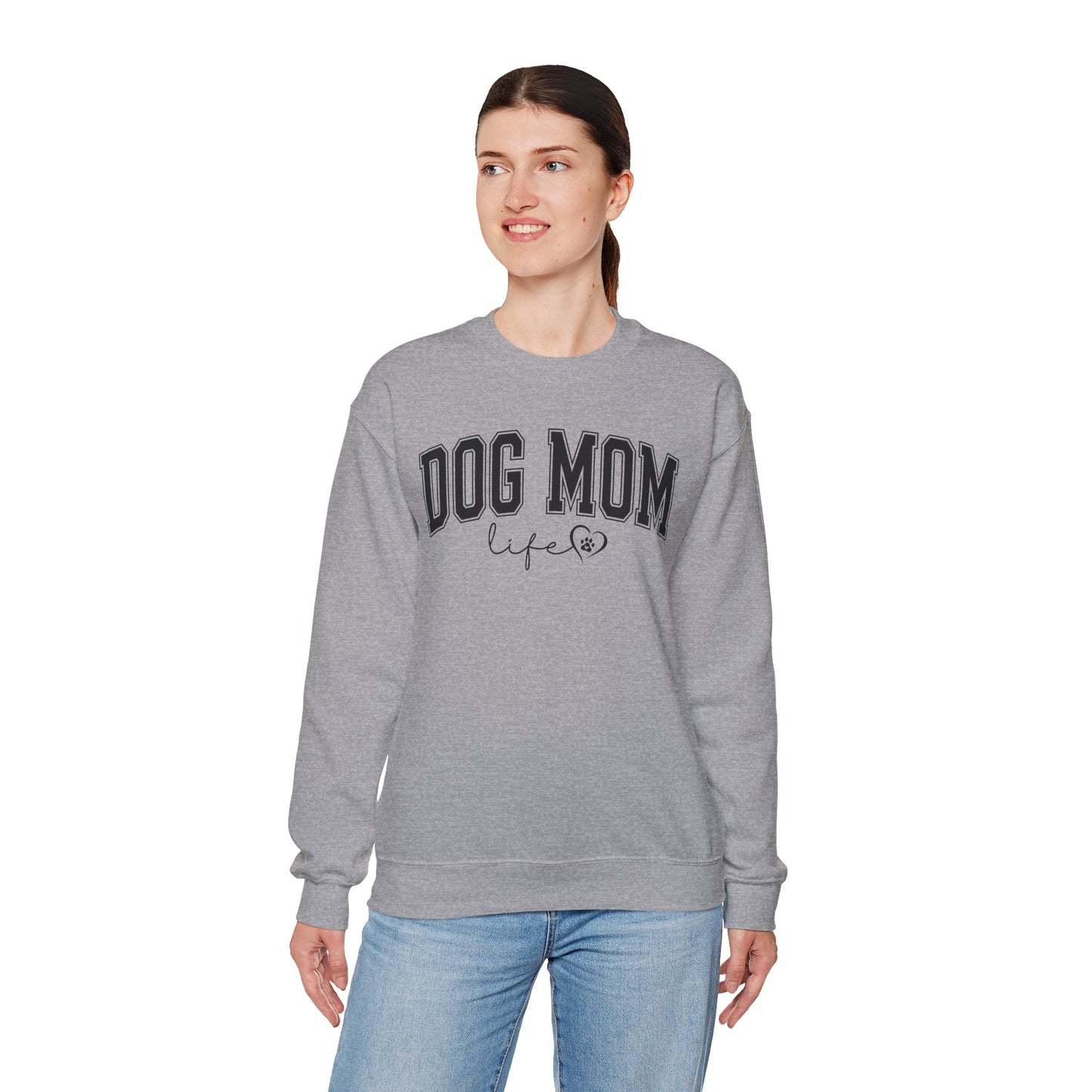 Dog Mom Life Unisex Heavy Blend™ Crewneck Sweatshirt