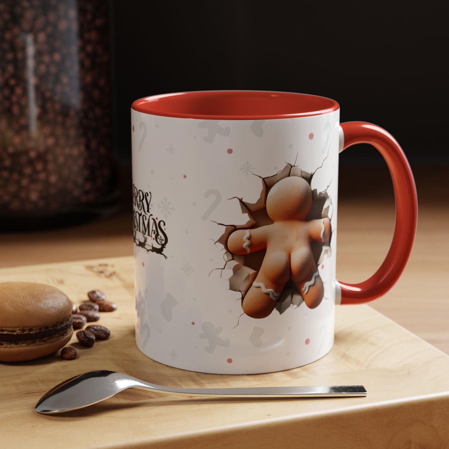Gingerbread Man Mug-The Sweetest Way to Sip Your Coffee!