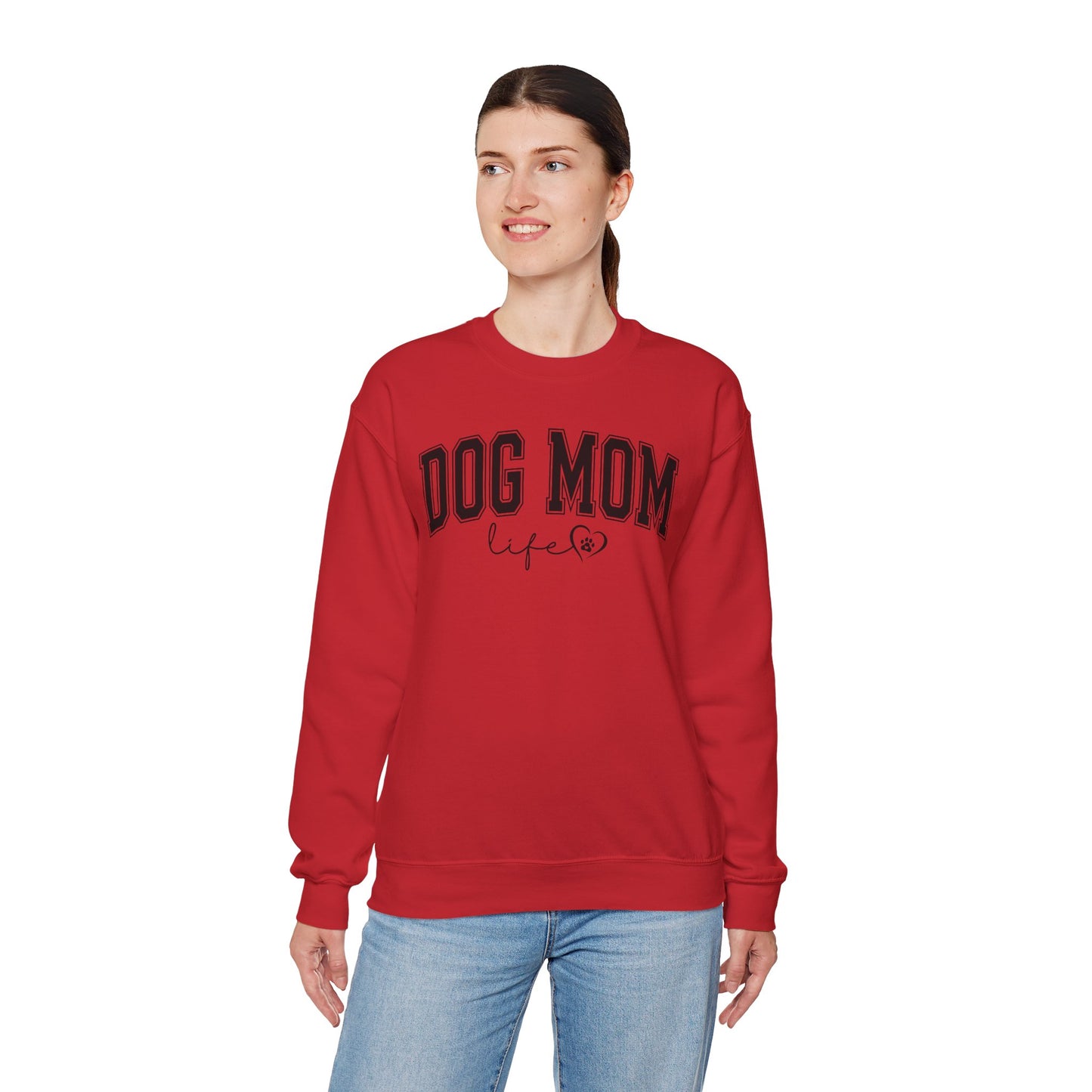 Dog Mom Life Unisex Heavy Blend™ Crewneck Sweatshirt