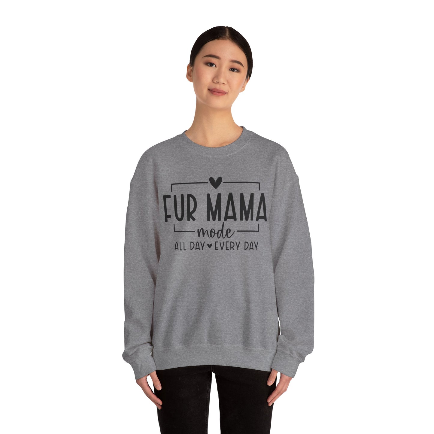 ๐พ Fur Mama Mode ON โ Cozy Sweatshirt for Dog Moms ๐พ