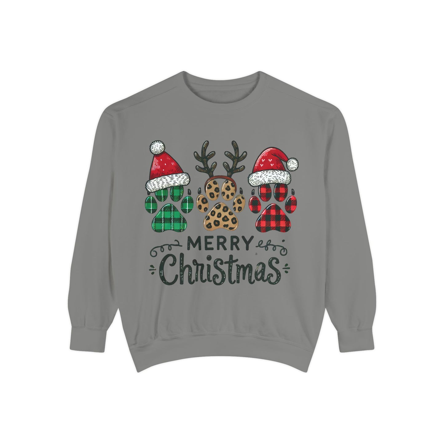 Merry Christmas & Paws: Unisex Sweatshirt for Pet Lovers