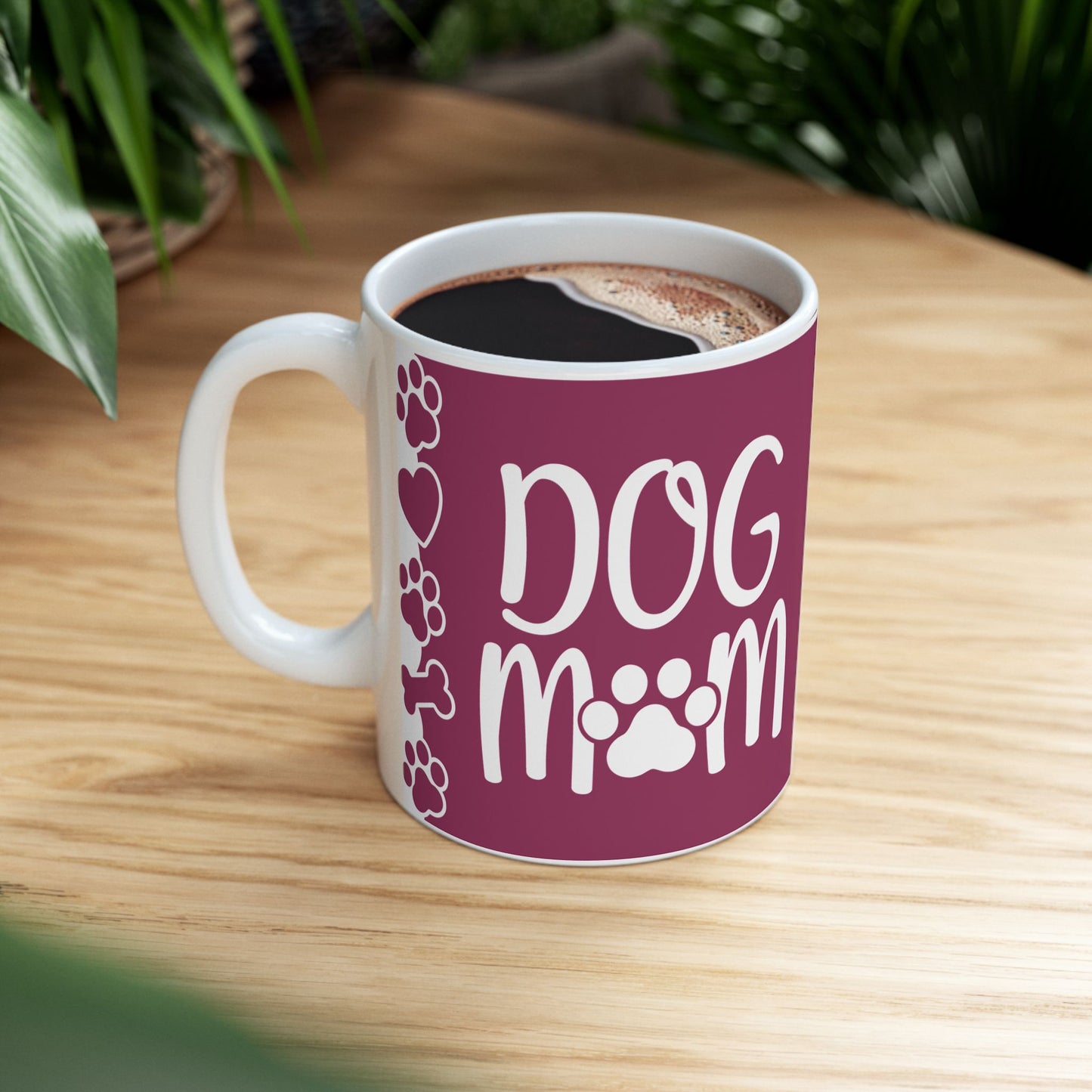 Dog Mom Ceramic Mug - Perfect Gift for Pet Lovers | 11oz & 15oz