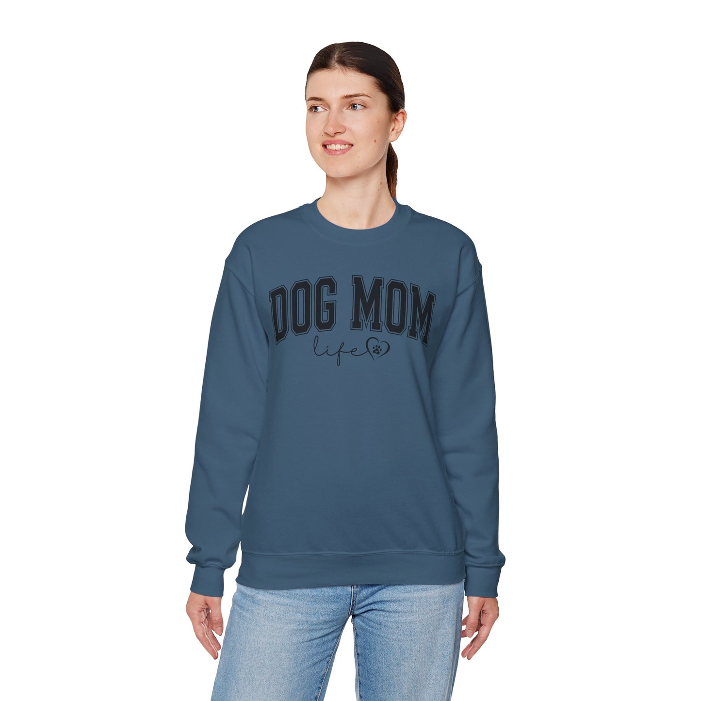 Dog Mom Life Unisex Heavy Blend™ Crewneck Sweatshirt