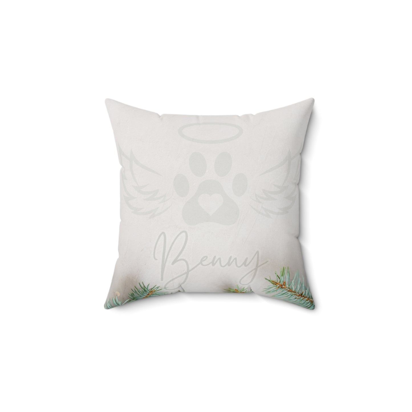 Your Furry Angel Always at Home-Tribute Pillow