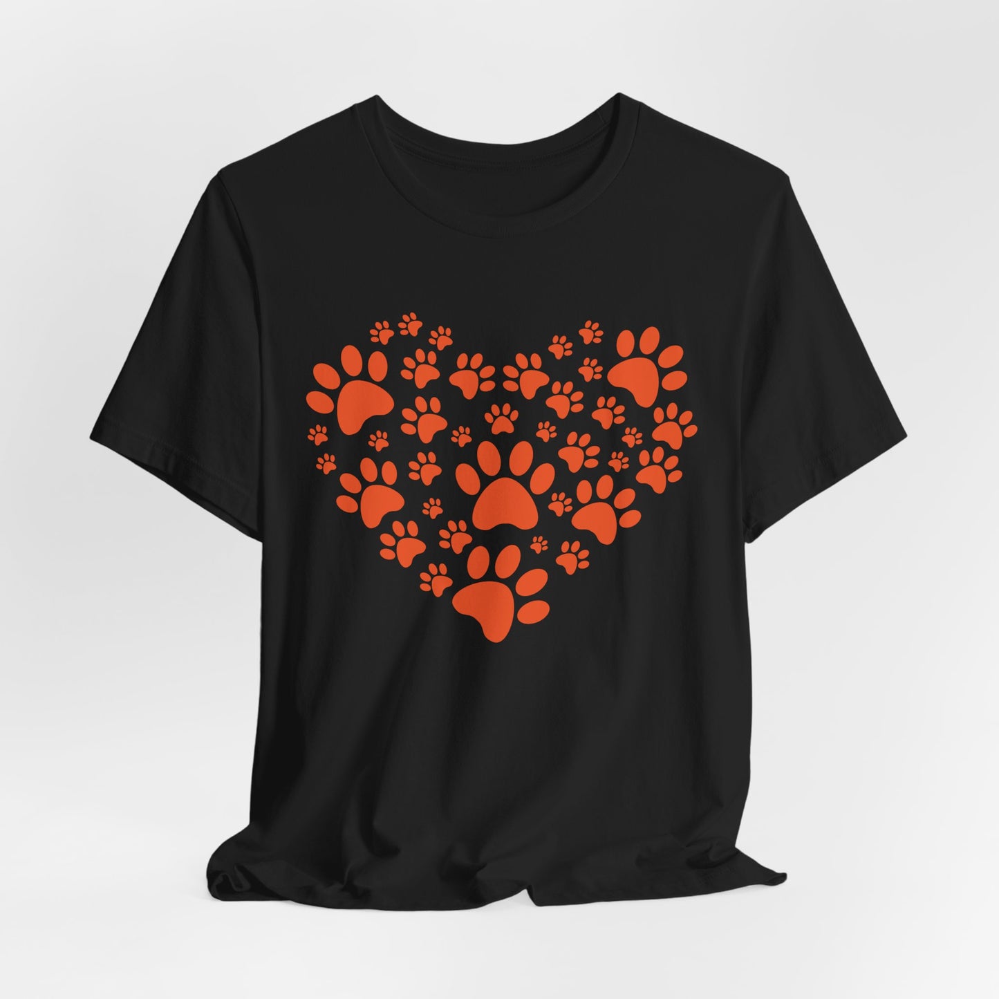 Heart of Paws Unisex Tee | Paw Prints Straight to Your Heart
