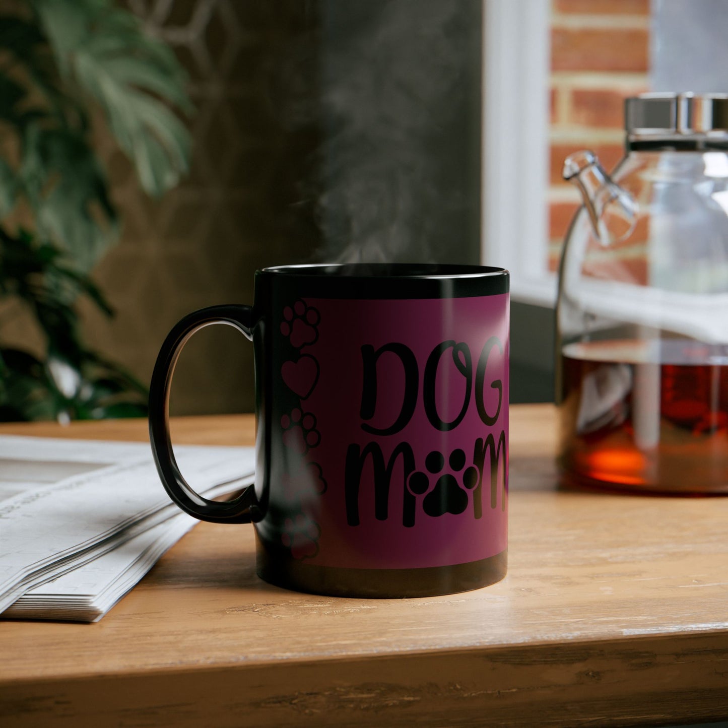 🐾Paw Prints on My Heart, Coffee in My Hand -The Ultimate Dog Mom Mug - 11oz/15oz