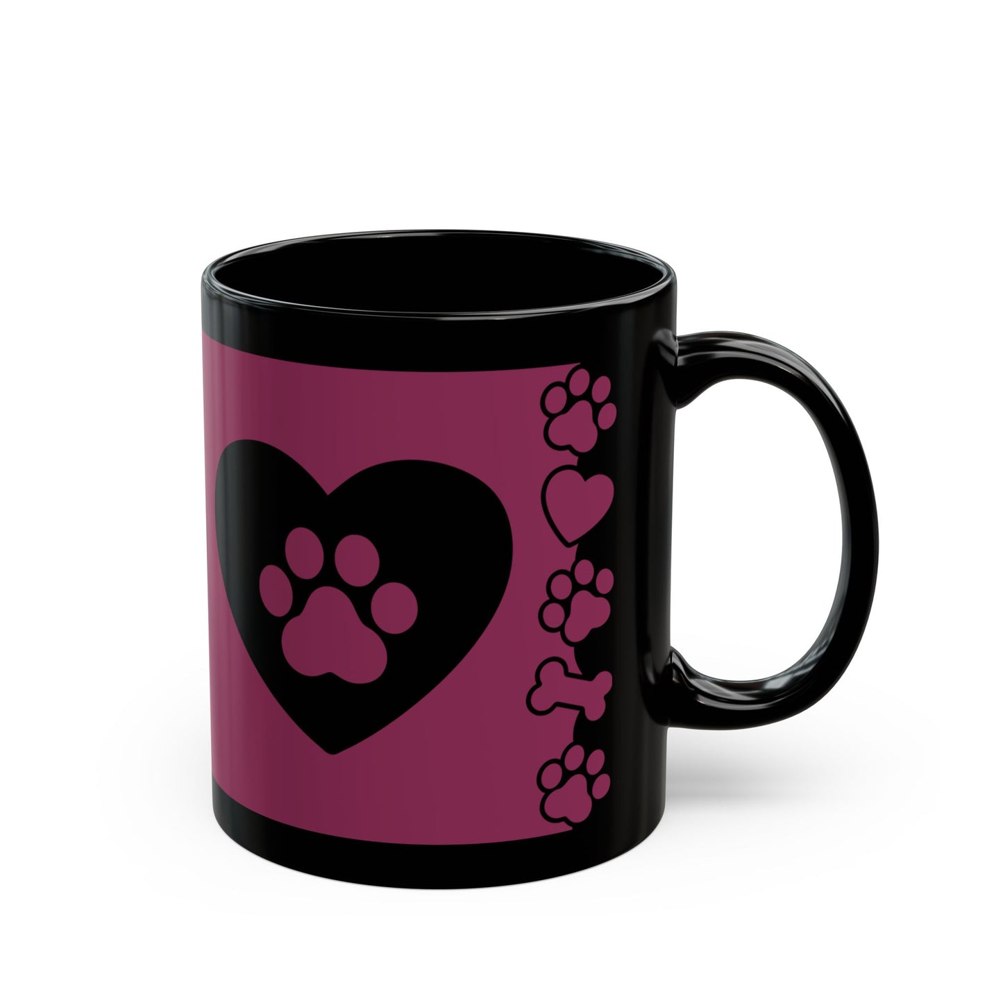 🐾Paw Prints on My Heart, Coffee in My Hand -The Ultimate Dog Mom Mug - 11oz/15oz