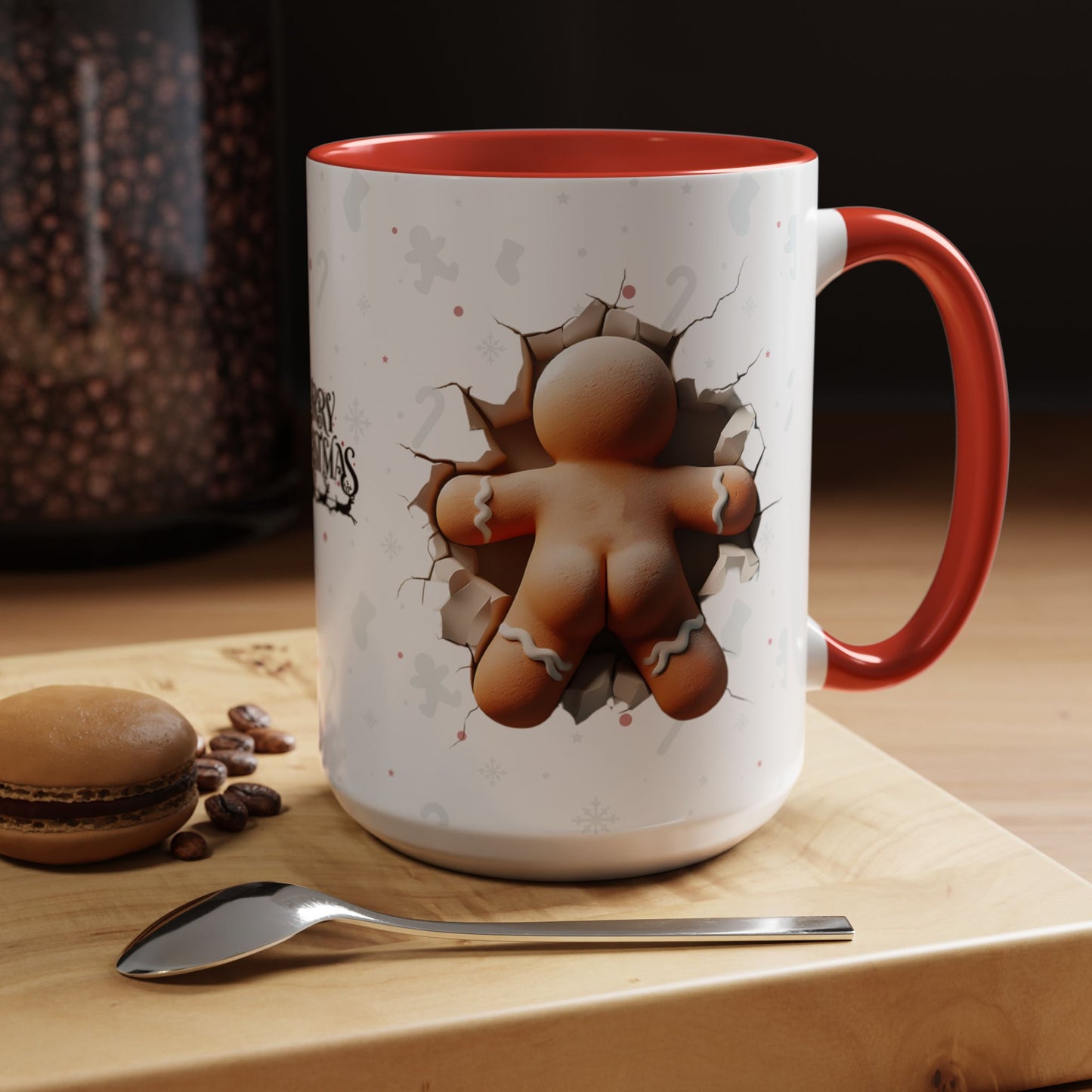 Gingerbread Man Mug-The Sweetest Way to Sip Your Coffee!