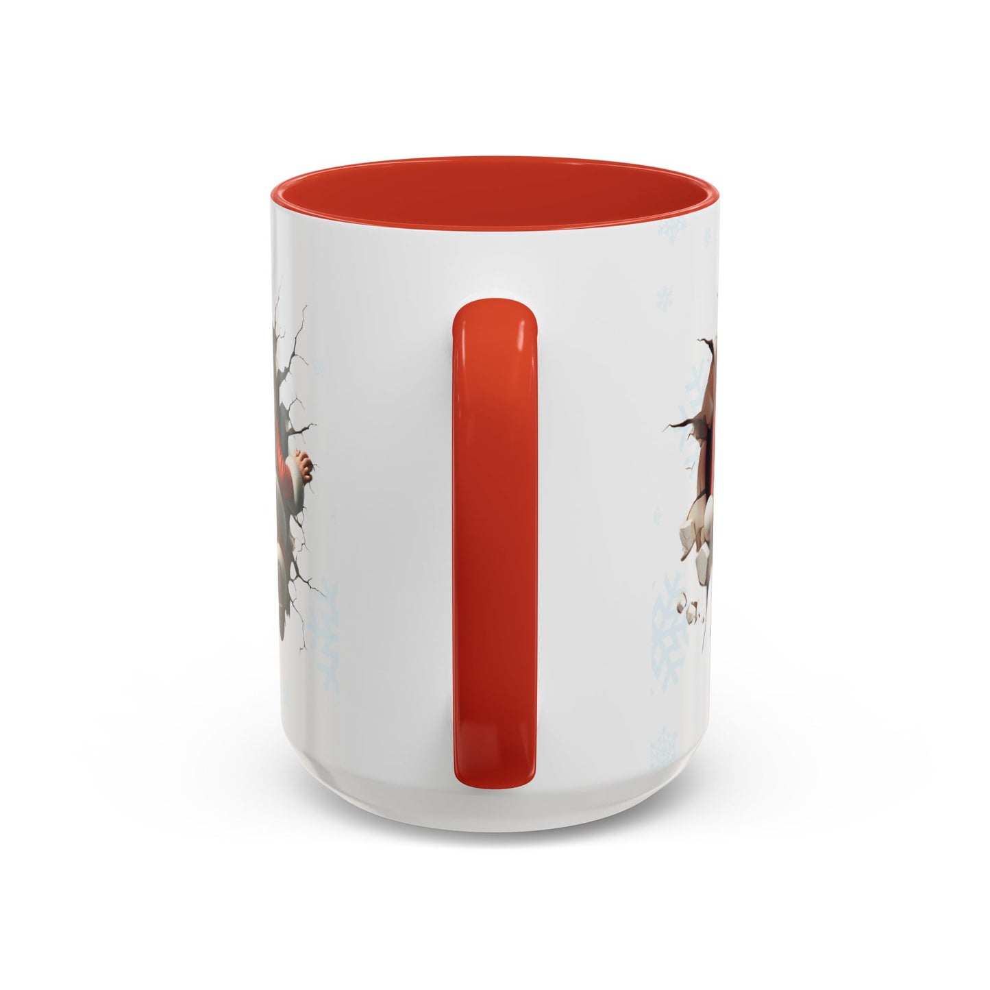 Santa Claus Passing Through the Chimney Mug - Ideal for Gifts