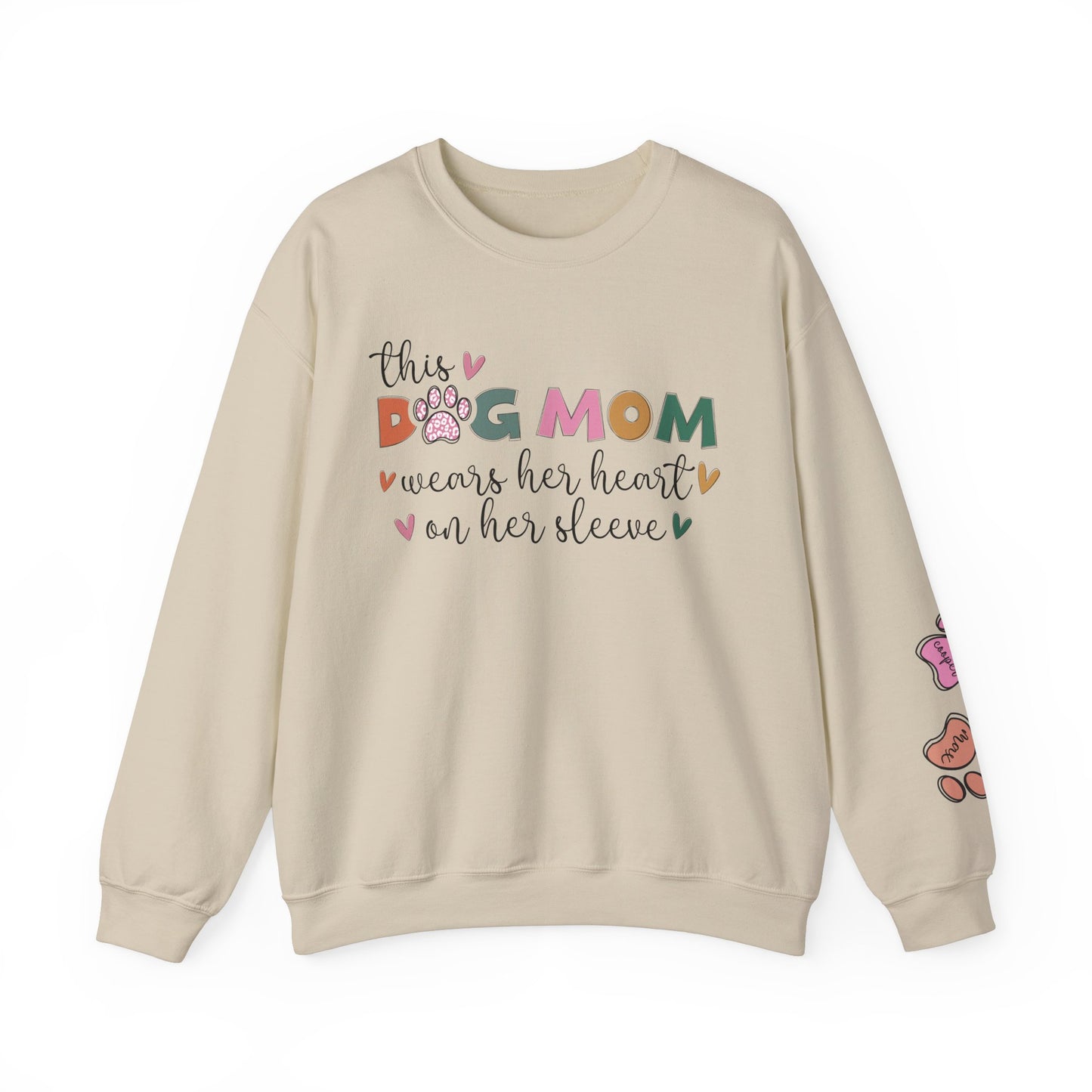 Dog Mom’s Must-Have: Customizable Crewneck Sweatshirt!