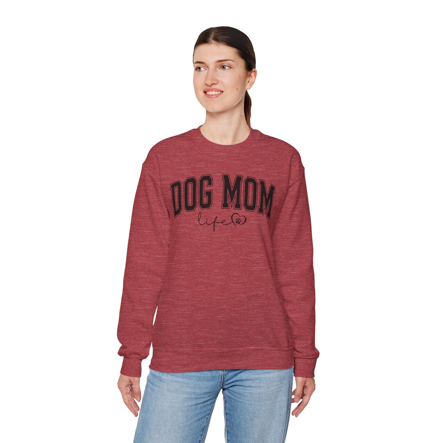 Dog Mom Life Unisex Heavy Blend™ Crewneck Sweatshirt