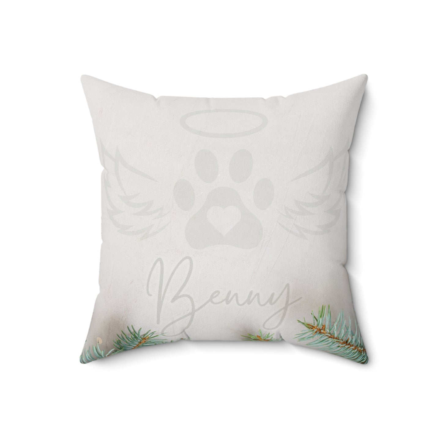 Your Furry Angel Always at Home-Tribute Pillow