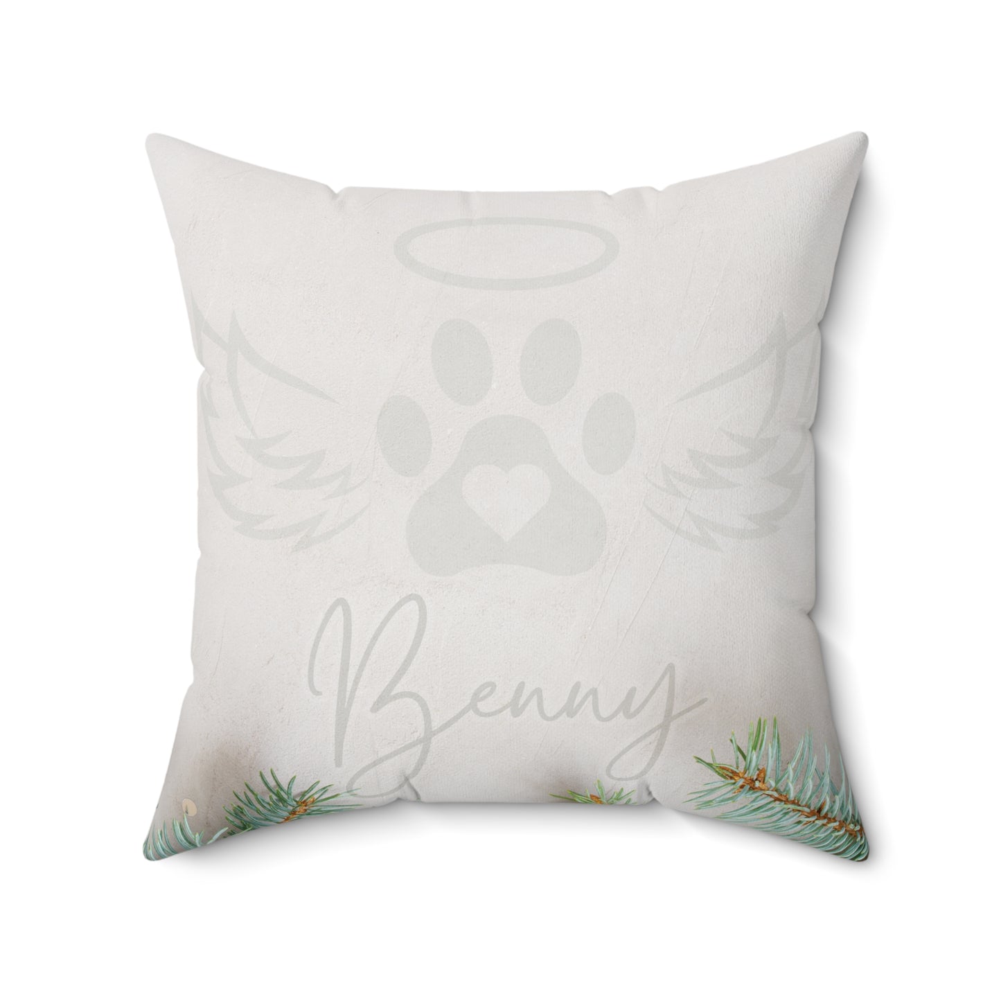 Your Furry Angel Always at Home-Tribute Pillow