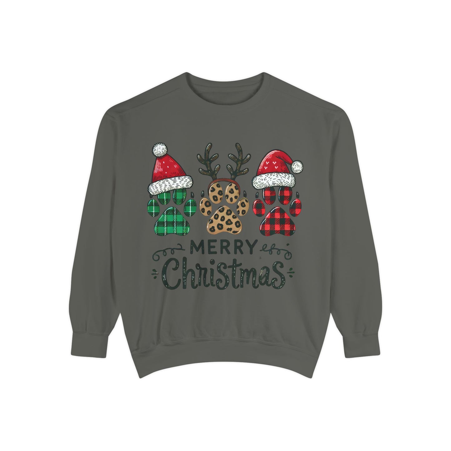 Merry Christmas & Paws: Unisex Sweatshirt for Pet Lovers