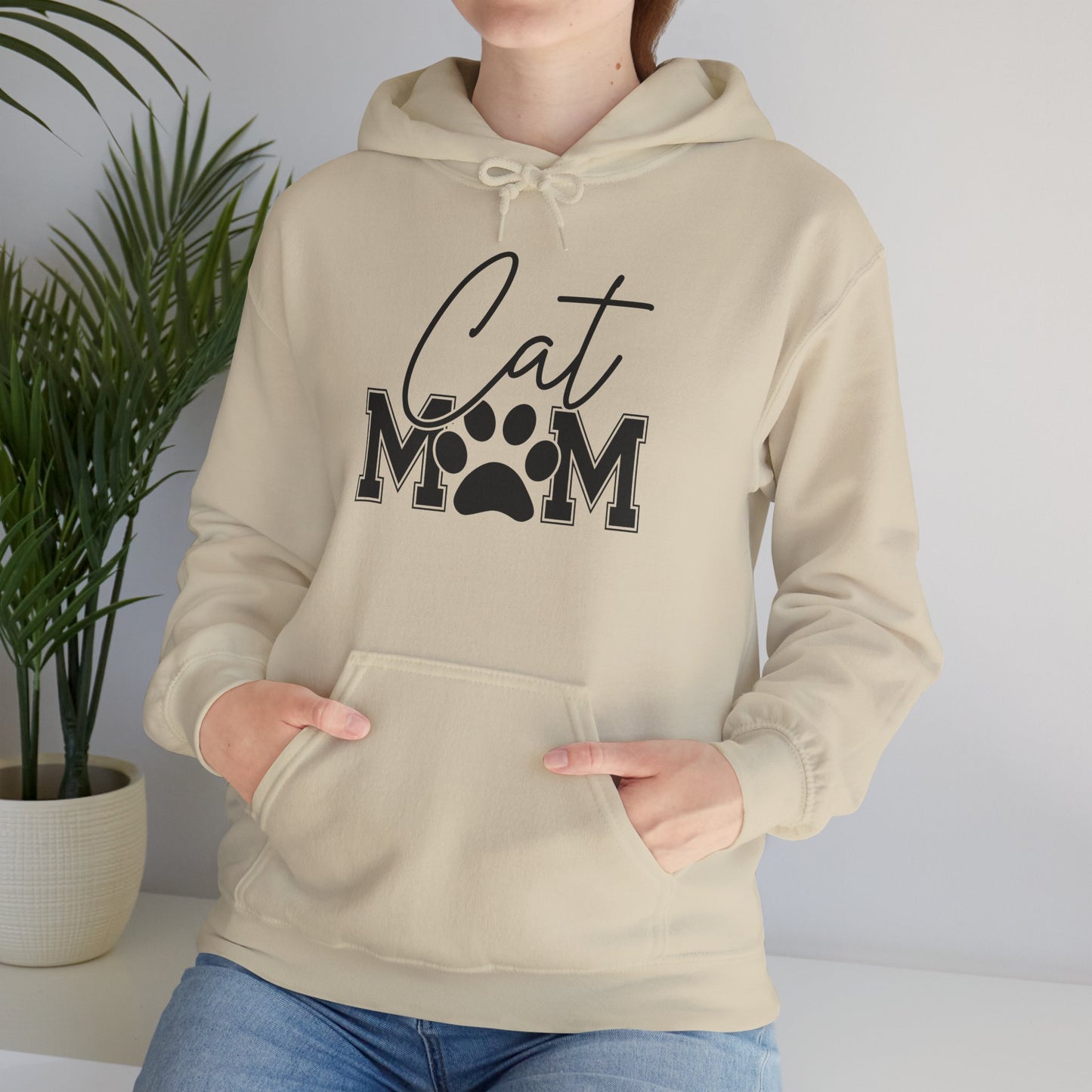Cat Mom Vibes Only β Soft & Stylish Hooded Sweatshirt