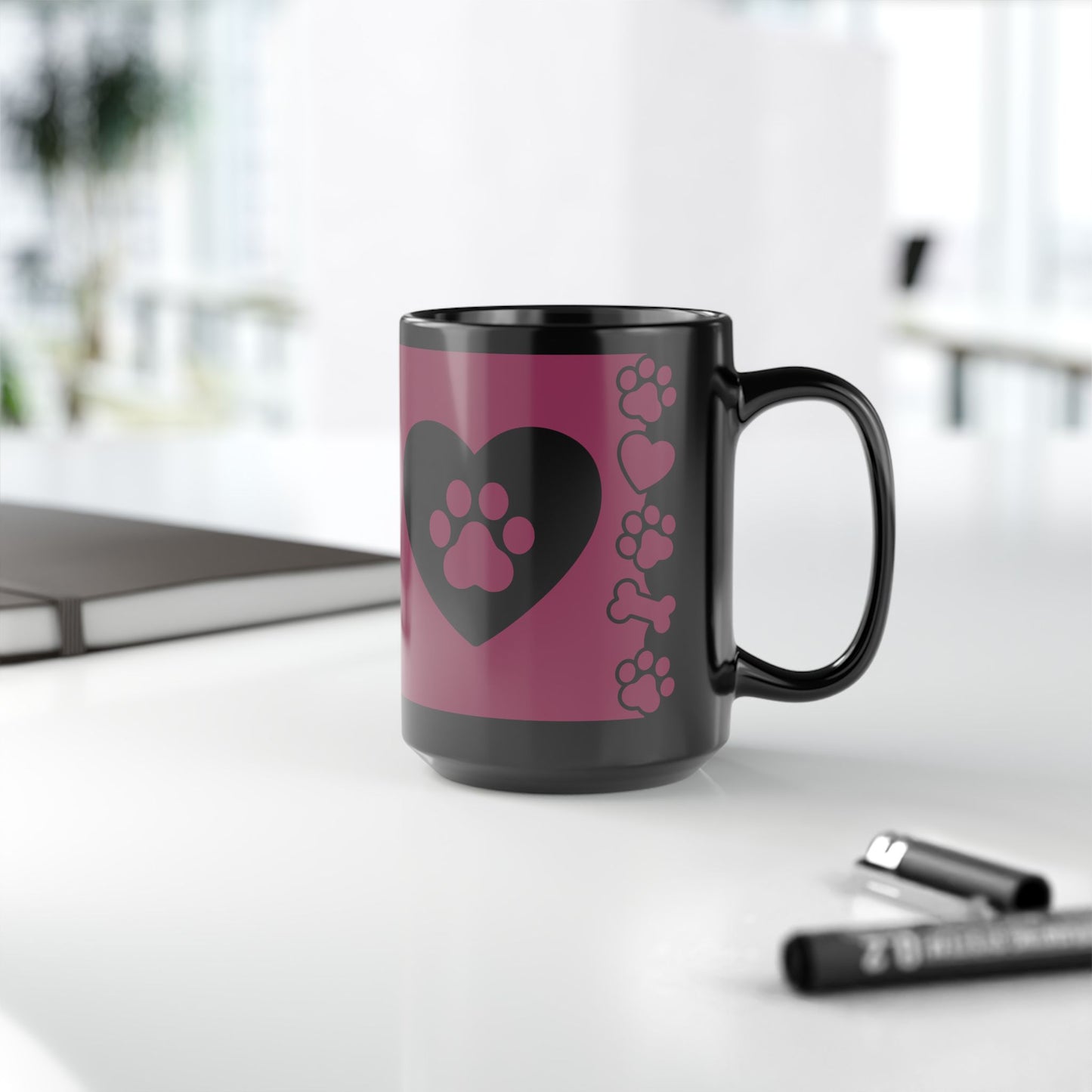 🐾Paw Prints on My Heart, Coffee in My Hand -The Ultimate Dog Mom Mug - 11oz/15oz