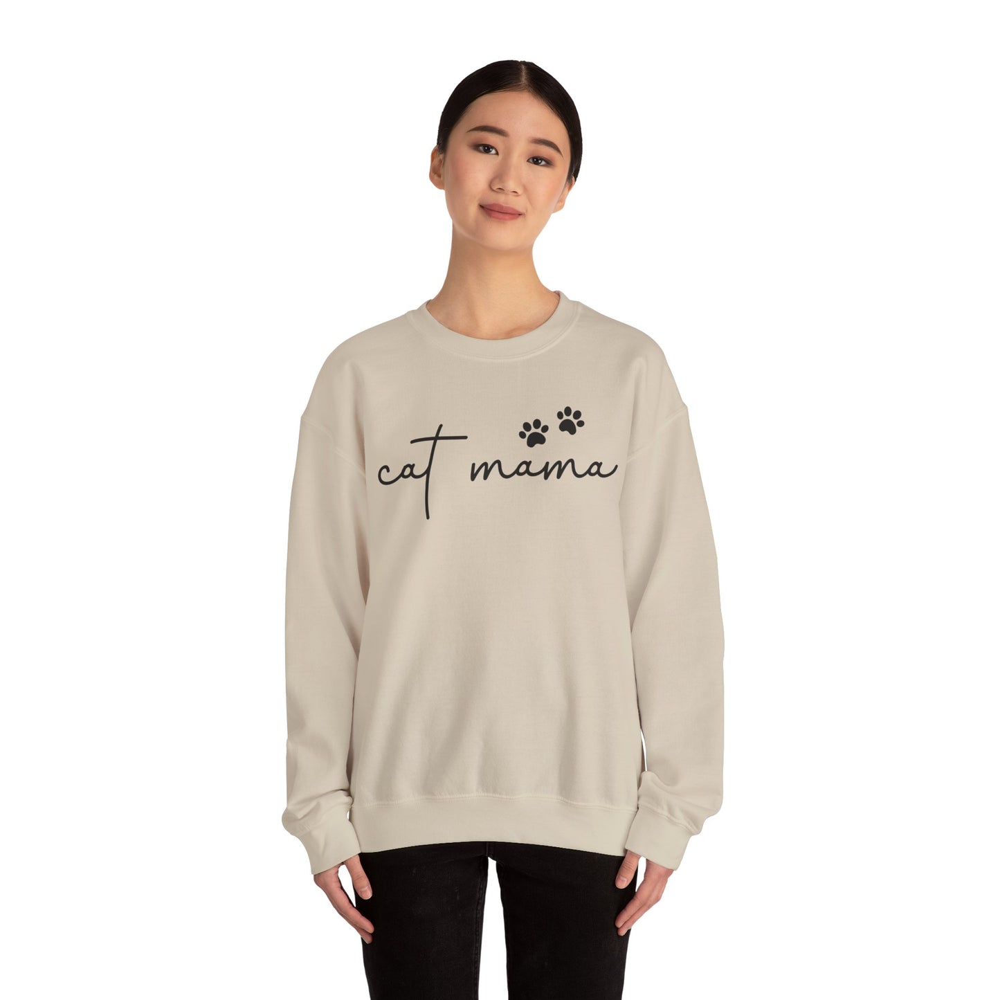 ๐พ Cat Mama Crewneck โ The Perfect Sweatshirt for Every Proud Cat Lover