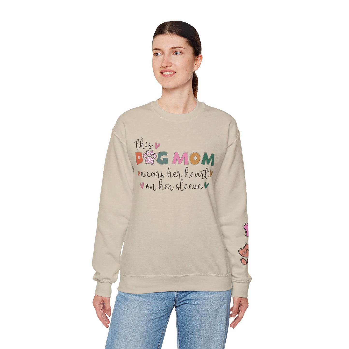 Dog Mom’s Must-Have: Customizable Crewneck Sweatshirt!