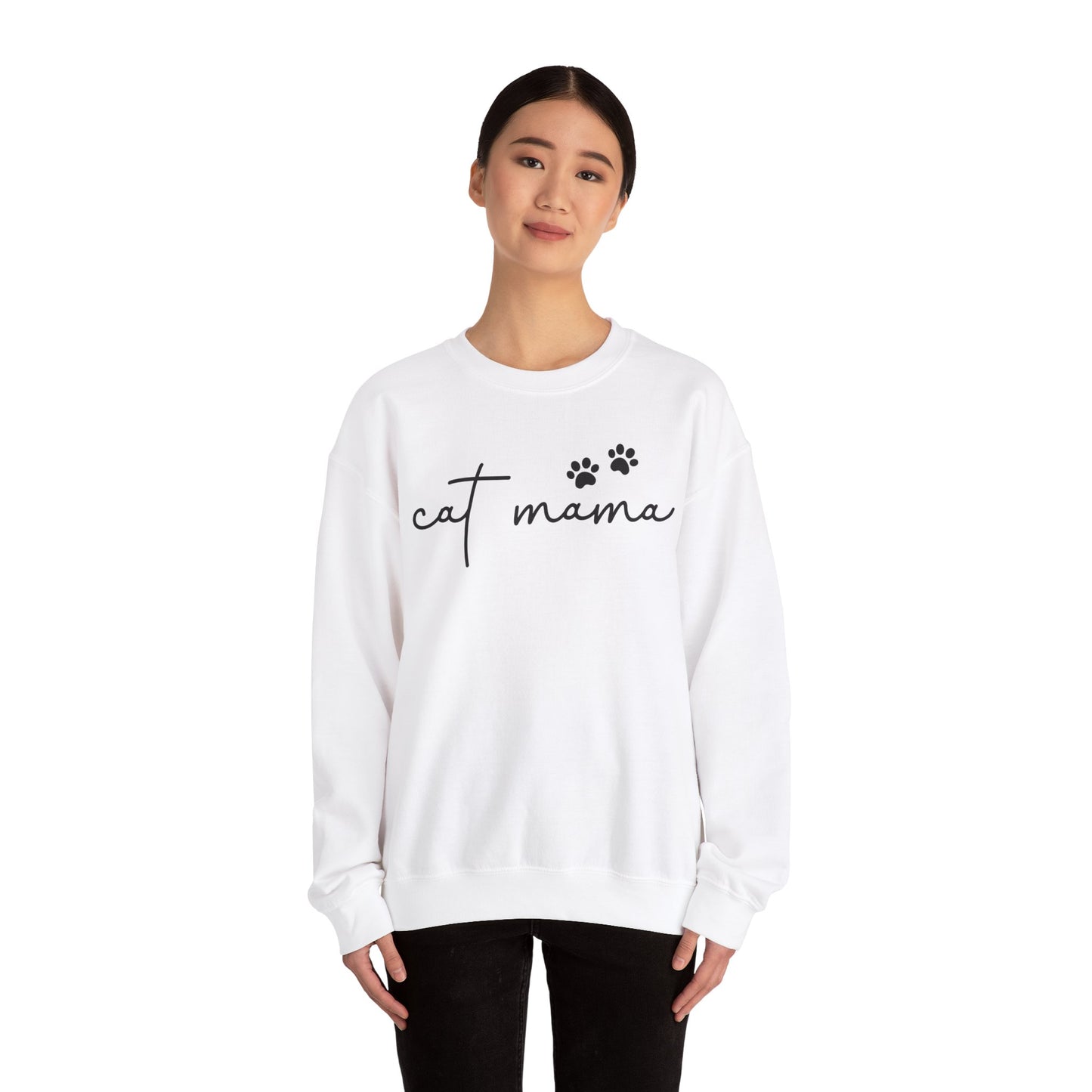 ๐พ Cat Mama Crewneck โ The Perfect Sweatshirt for Every Proud Cat Lover
