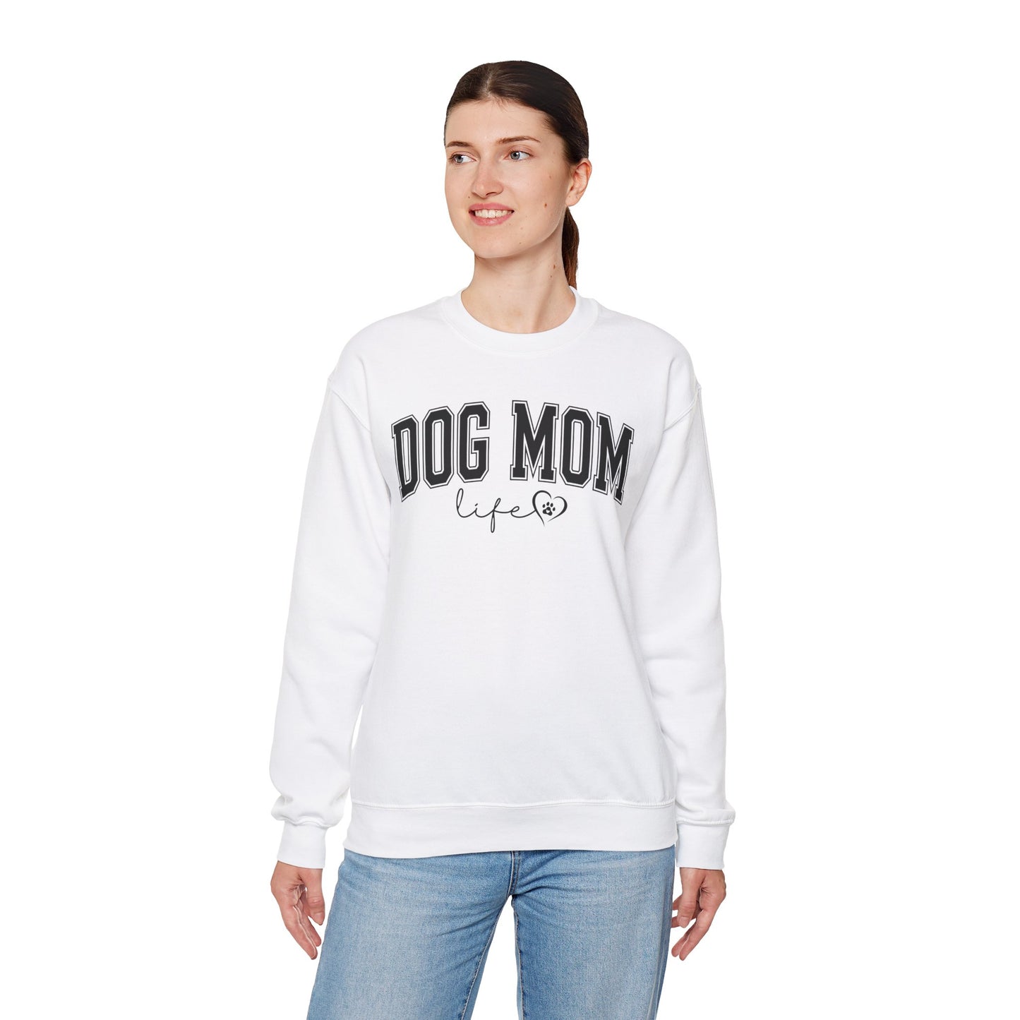 Dog Mom Life Unisex Heavy Blend™ Crewneck Sweatshirt