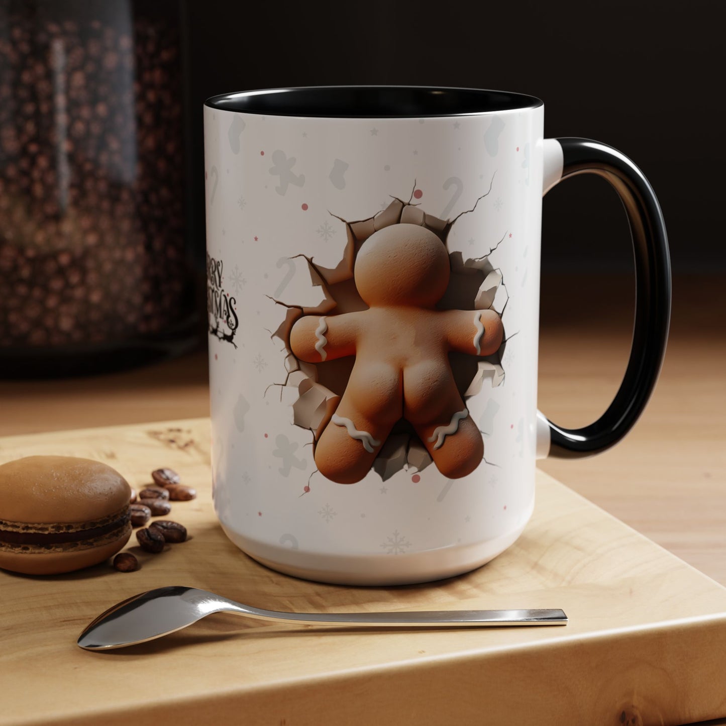 Gingerbread Man Mug-The Sweetest Way to Sip Your Coffee!