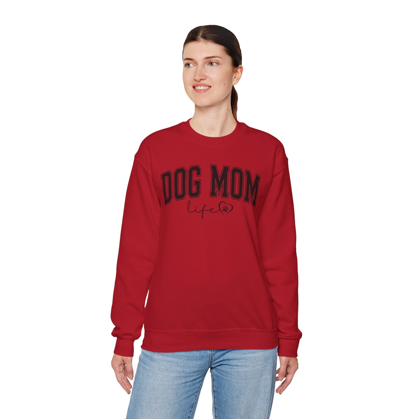 Dog Mom Life Unisex Heavy Blend™ Crewneck Sweatshirt