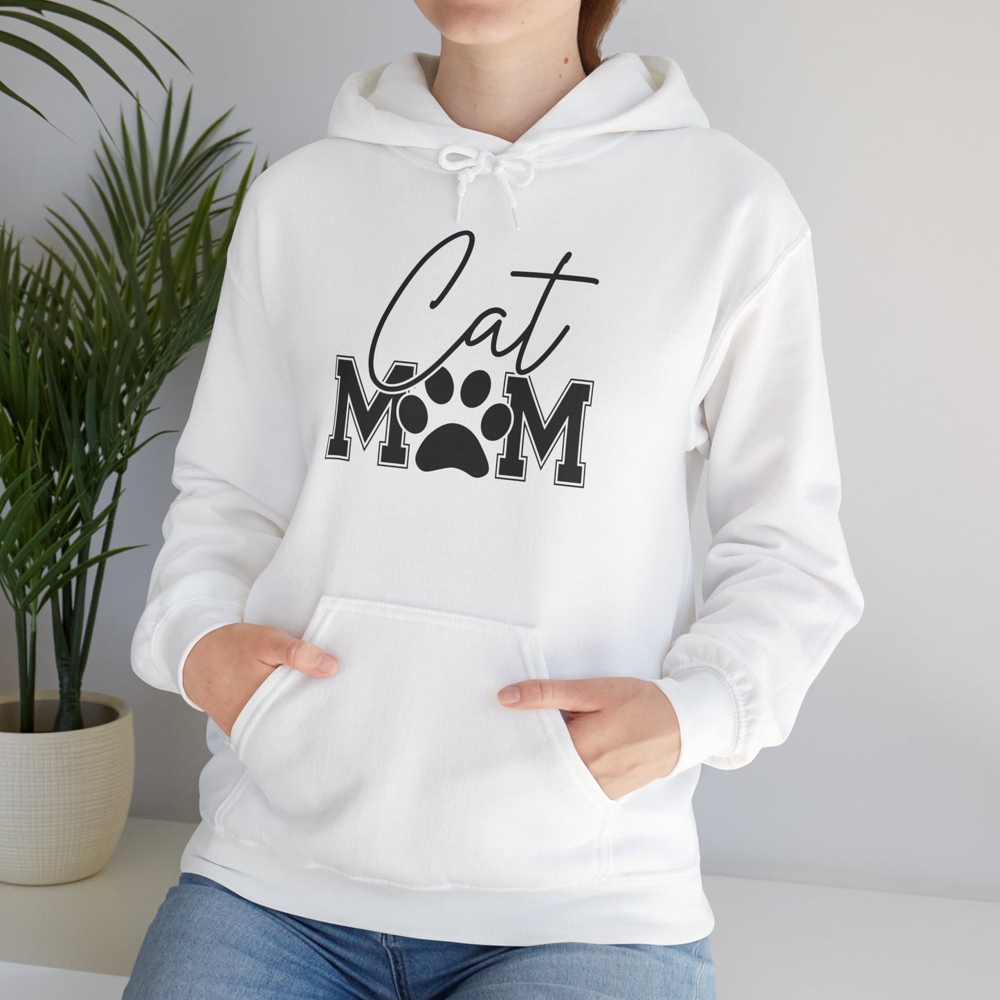 Cat Mom Vibes Only β Soft & Stylish Hooded Sweatshirt
