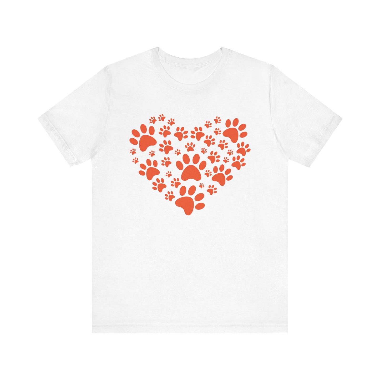 Heart of Paws Unisex Tee | Paw Prints Straight to Your Heart