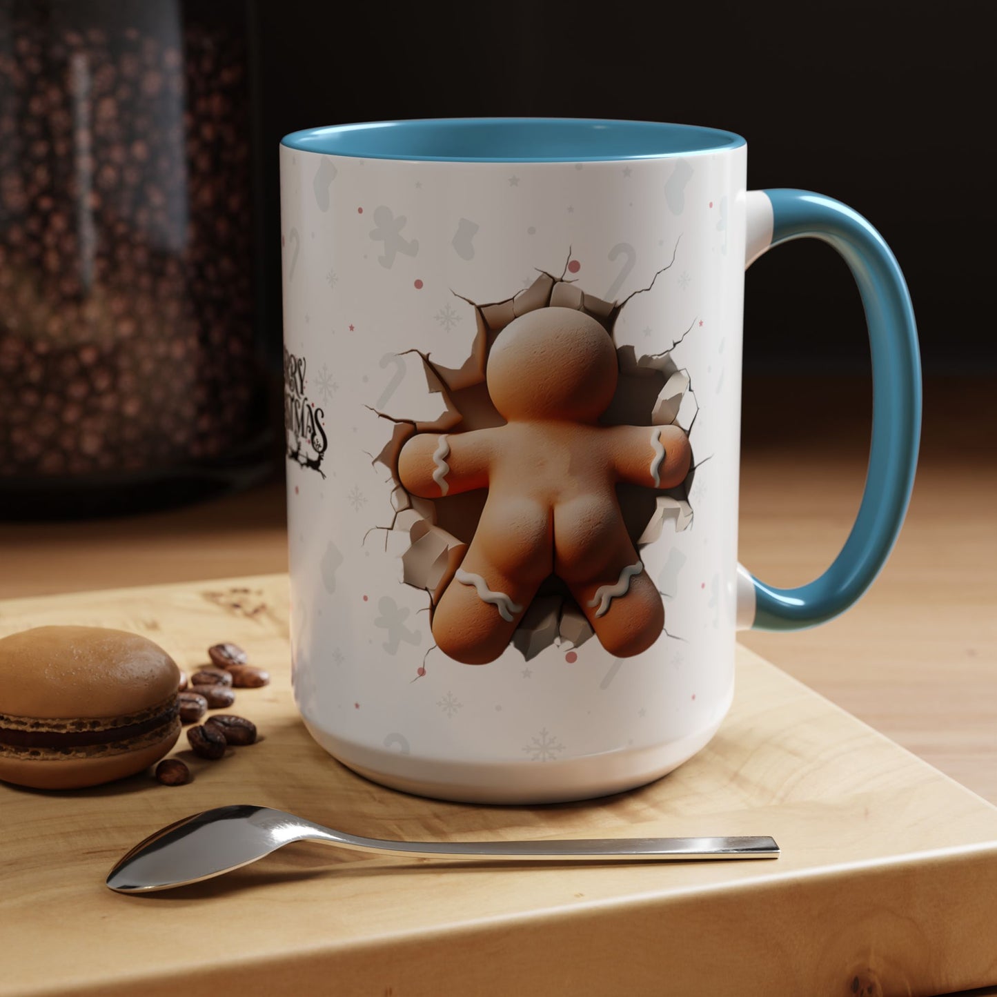 Gingerbread Man Mug-The Sweetest Way to Sip Your Coffee!
