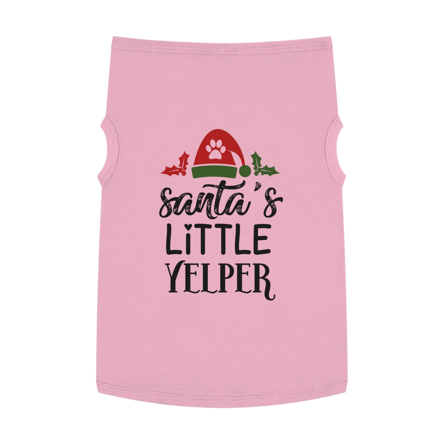 Santa's Little Yelper- Tank Top