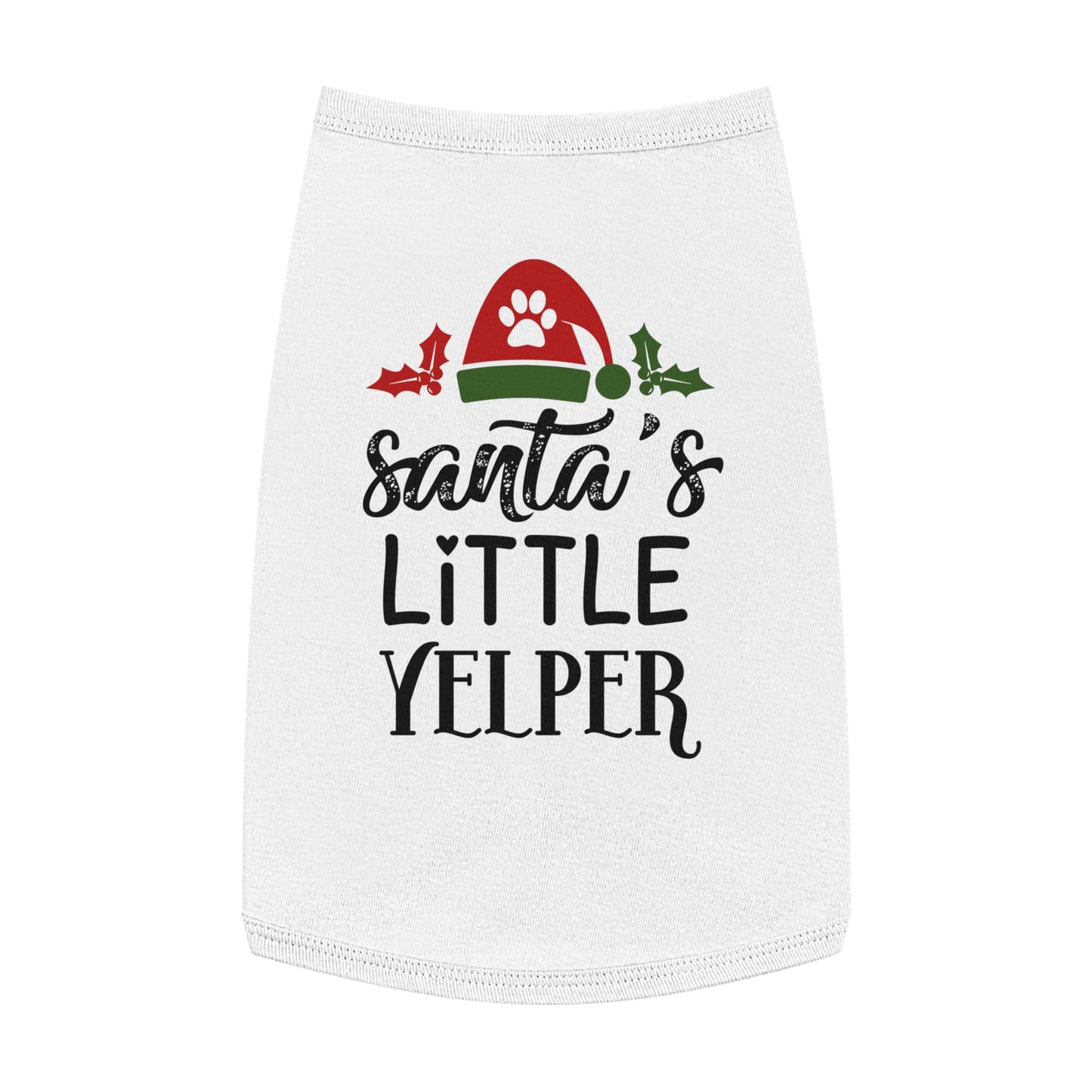 Santa's Little Yelper- Tank Top