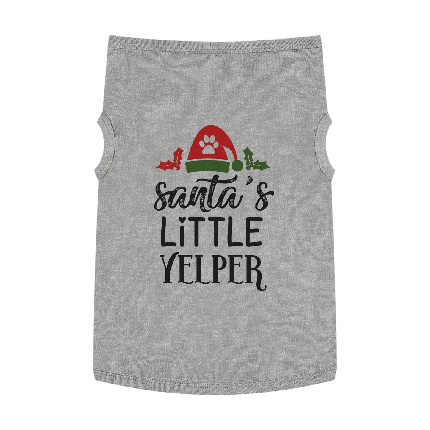 Santa's Little Yelper- Tank Top