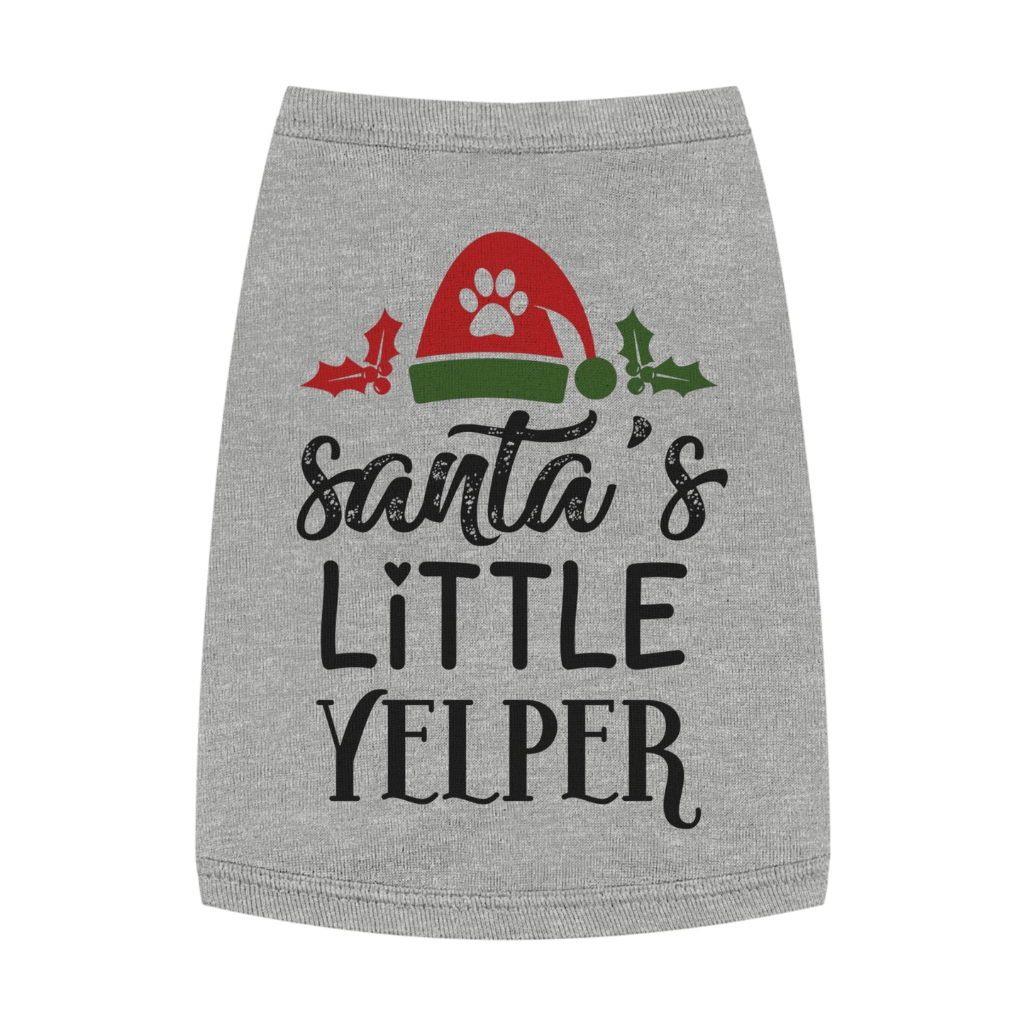 Santa's Little Yelper- Tank Top