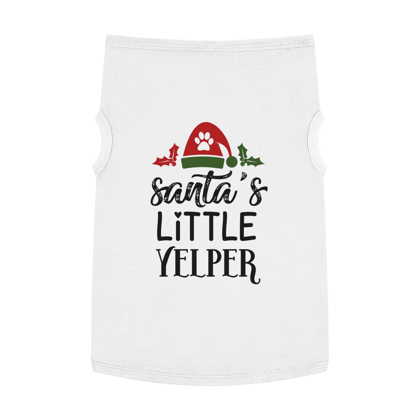 Santa's Little Yelper- Tank Top