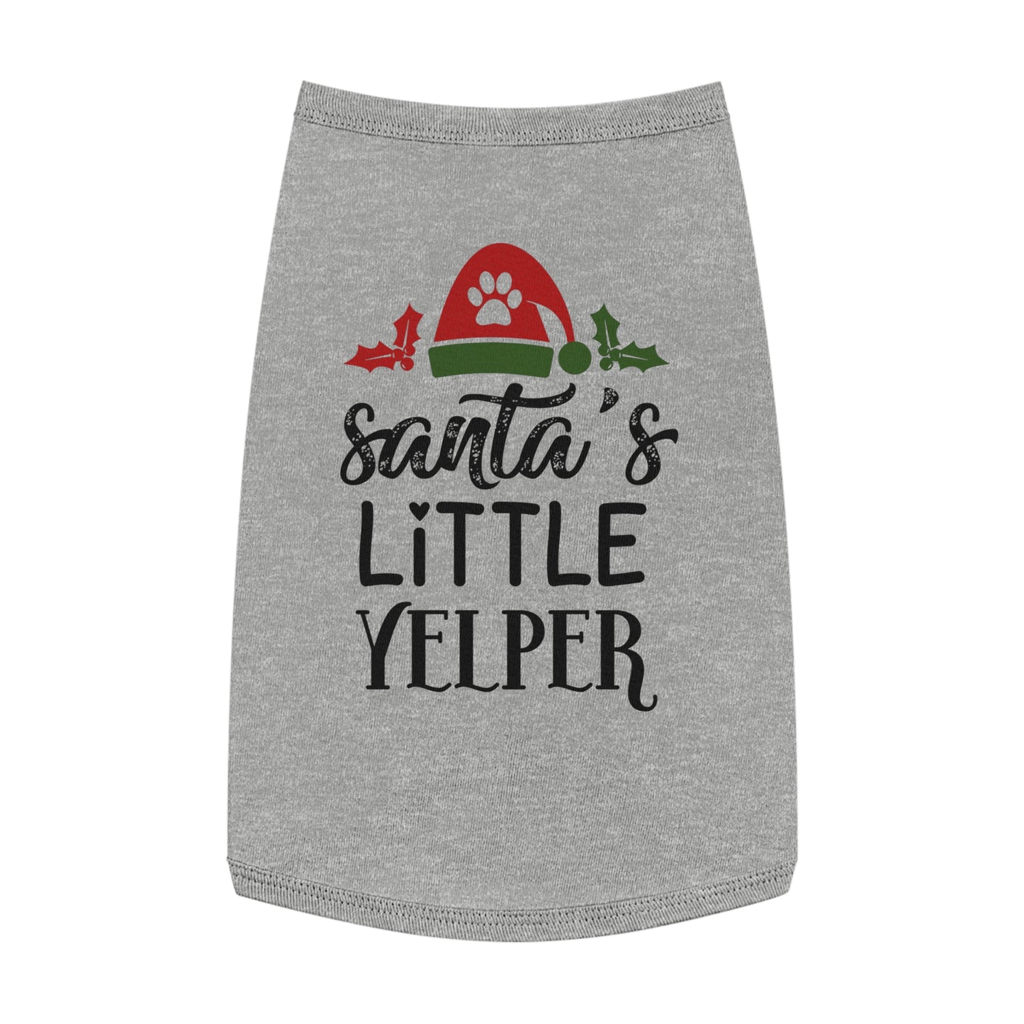 Santa's Little Yelper- Tank Top