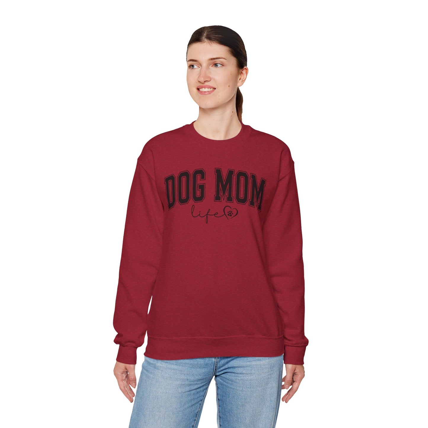 Dog Mom Life Unisex Heavy Blend™ Crewneck Sweatshirt