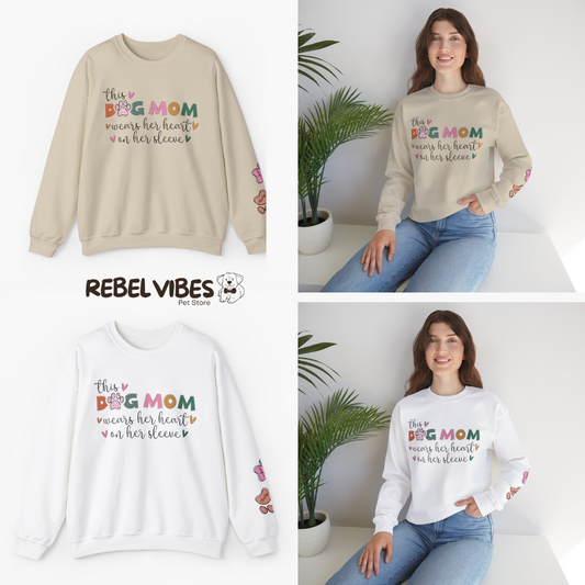 Dog Mom’s Must-Have: Customizable Crewneck Sweatshirt!